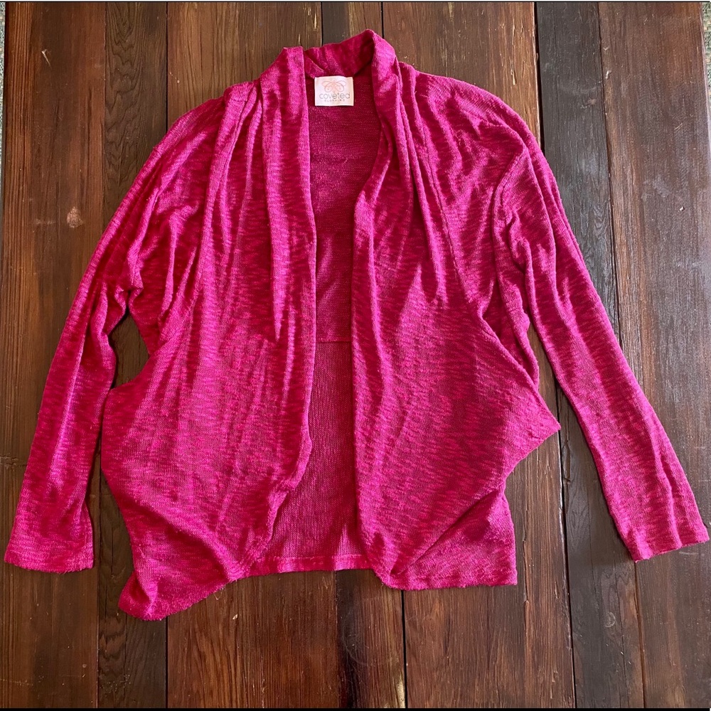 Fuchsia cardigan